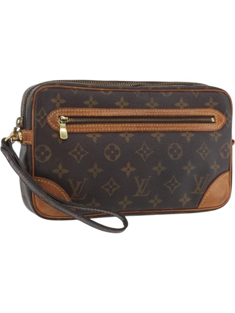 LOUIS VUITTON Monogram Marly Dragonne GM Clutch Bag M51825